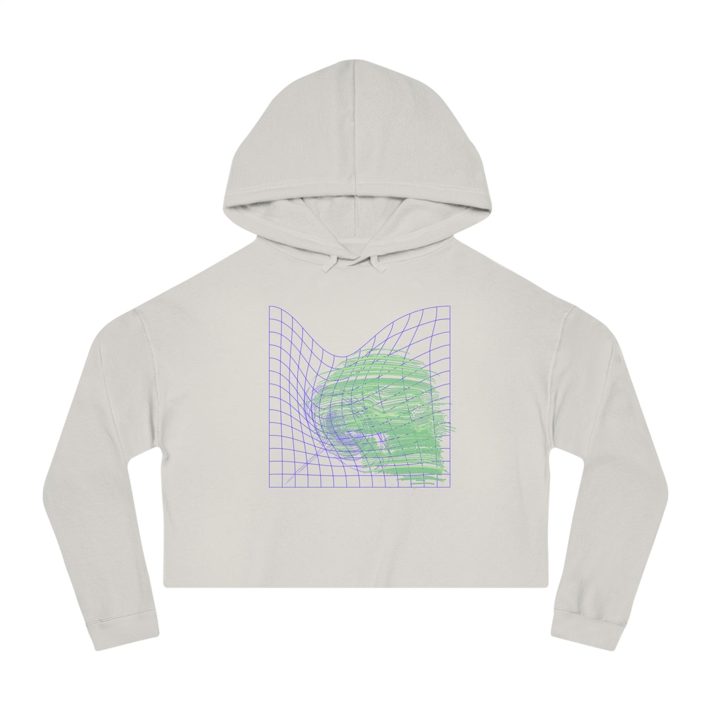 Time and Space Women’s Cropped Hooded Sweatshirt