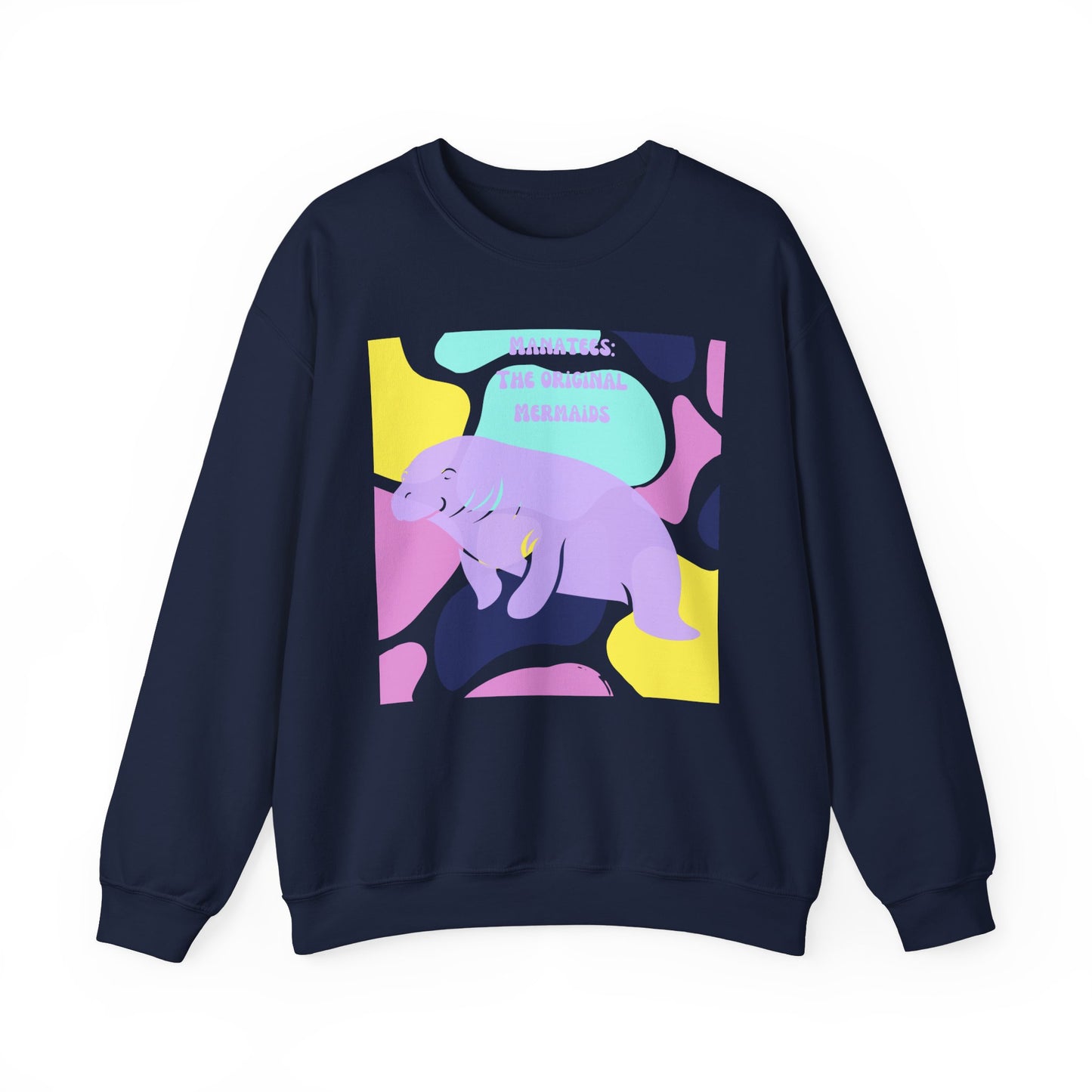 The Original Mermaid Manatee Unisex Heavy Blend™ Crewneck Sweatshirt