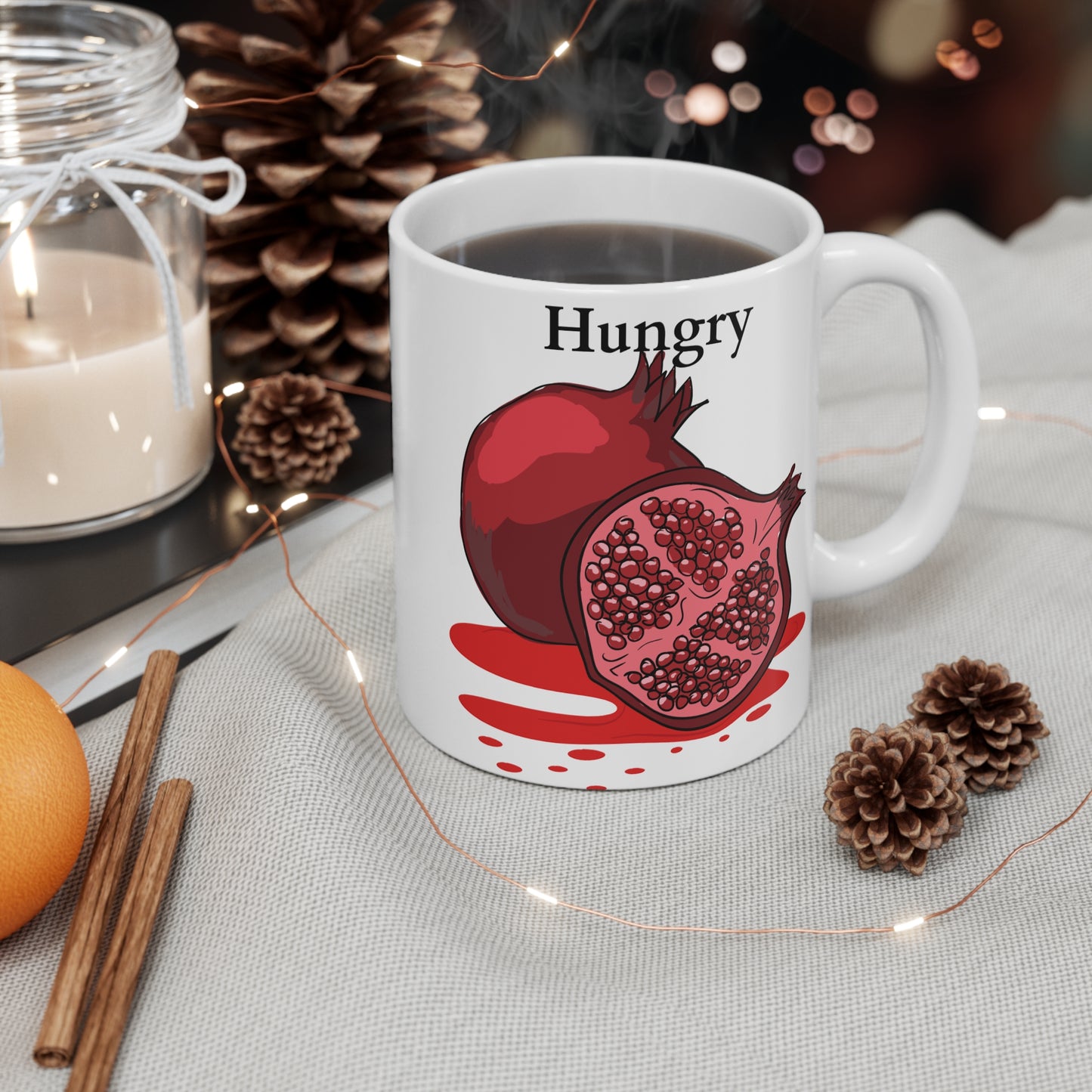 Pomegranate Hungry Mug 11oz