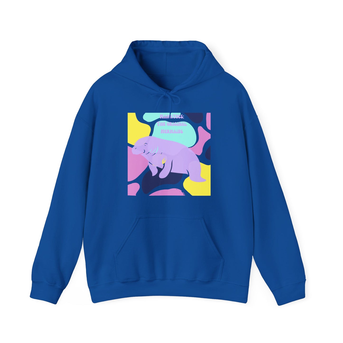 The Original Mermaid Manatee Unisex Heavy Blend™ Hooded Sweatshirt EU