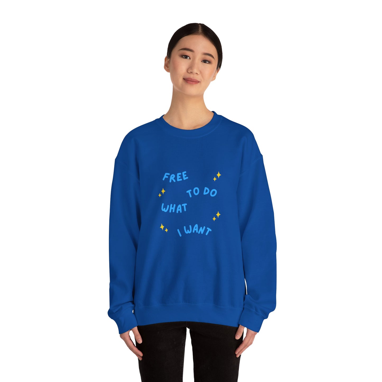 Free To Do What I Want Unisex Heavy Blend™ Crewneck Sweatshirt