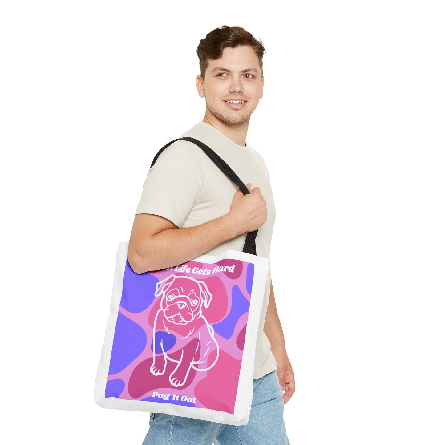 Charming Pug Tote Bag