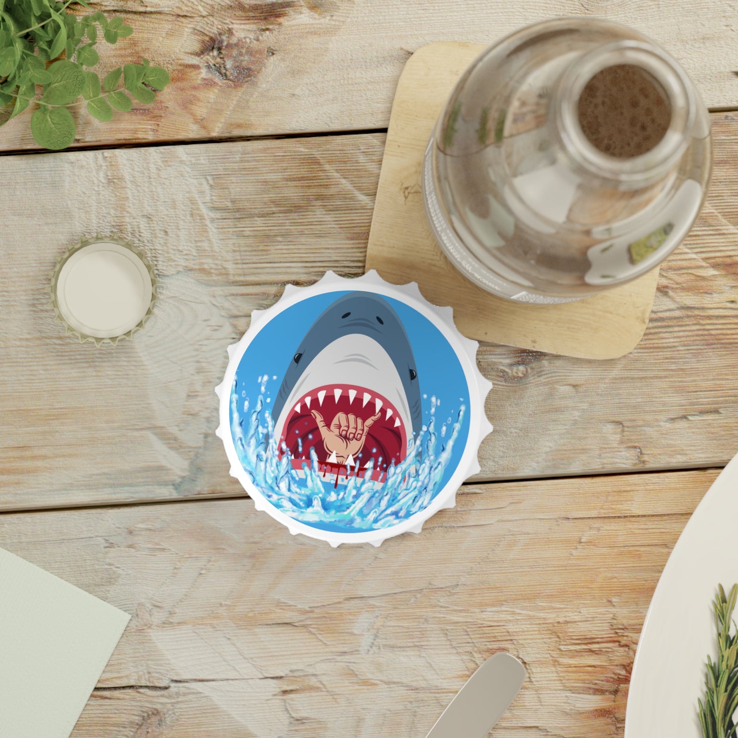 Surfin' Shark Bottle Opener