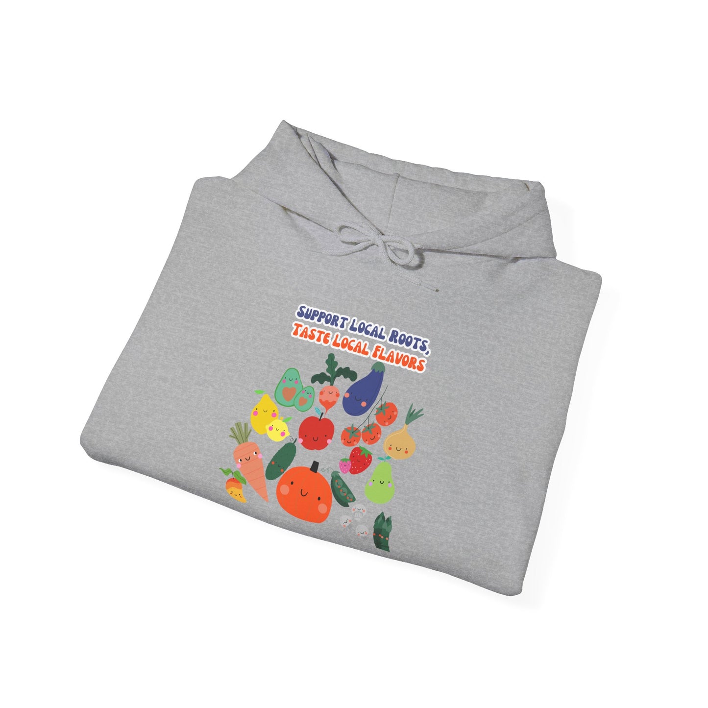 Local Roots, Local Flavors Unisex Heavy Blend™ Hooded Sweatshirt