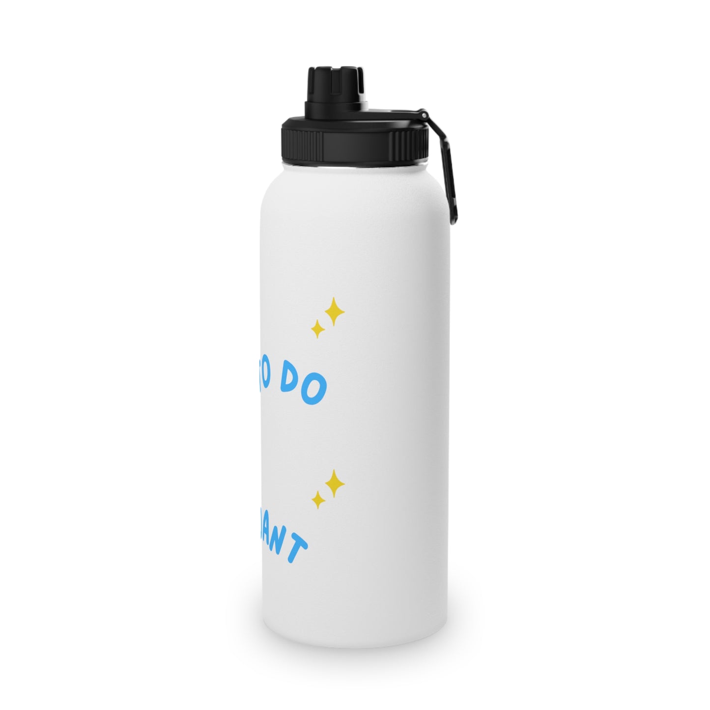 Free to Do What I Want Steel Water Bottle, Standard Lid EU