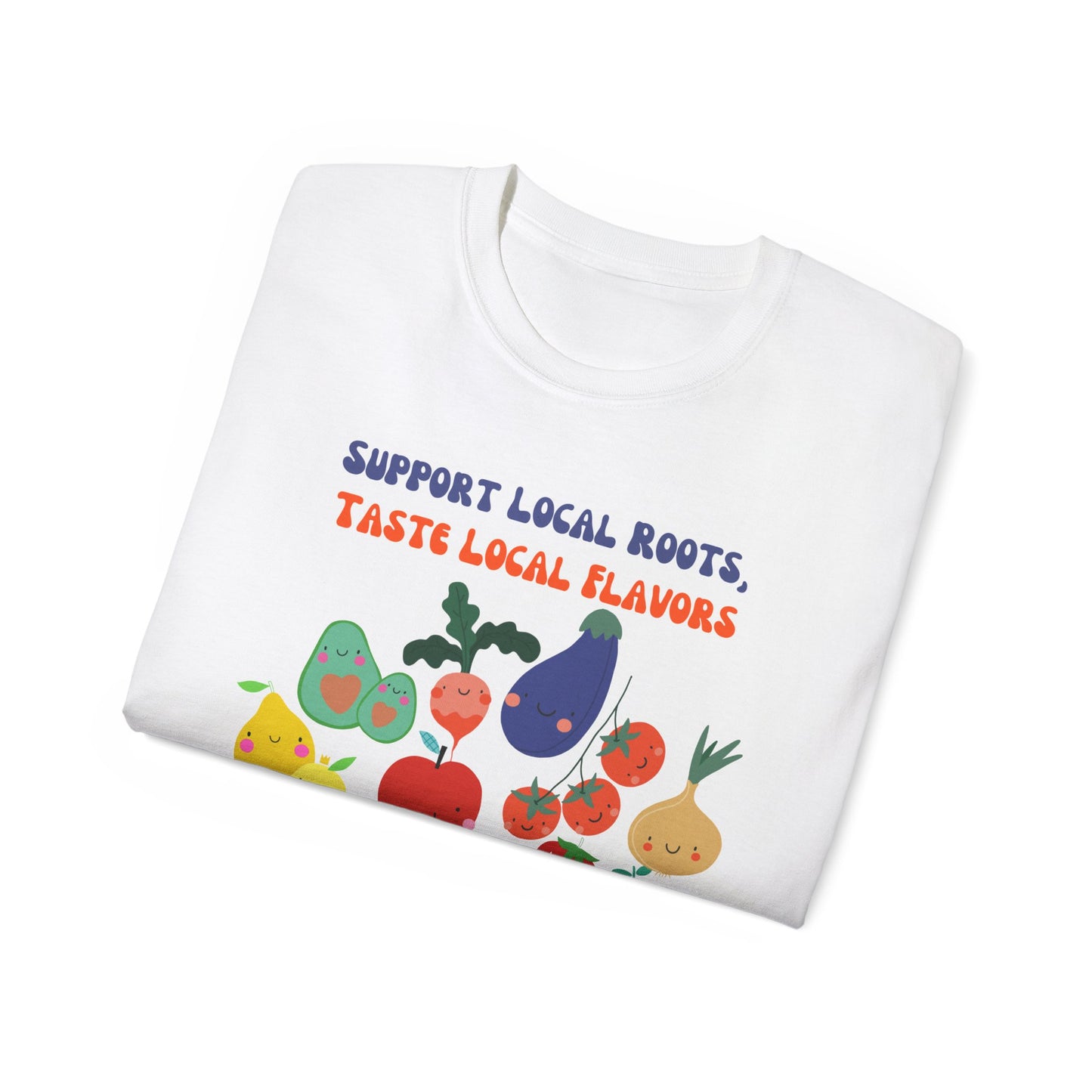 Local Roots Local Flavors Unisex Ultra Cotton Tee