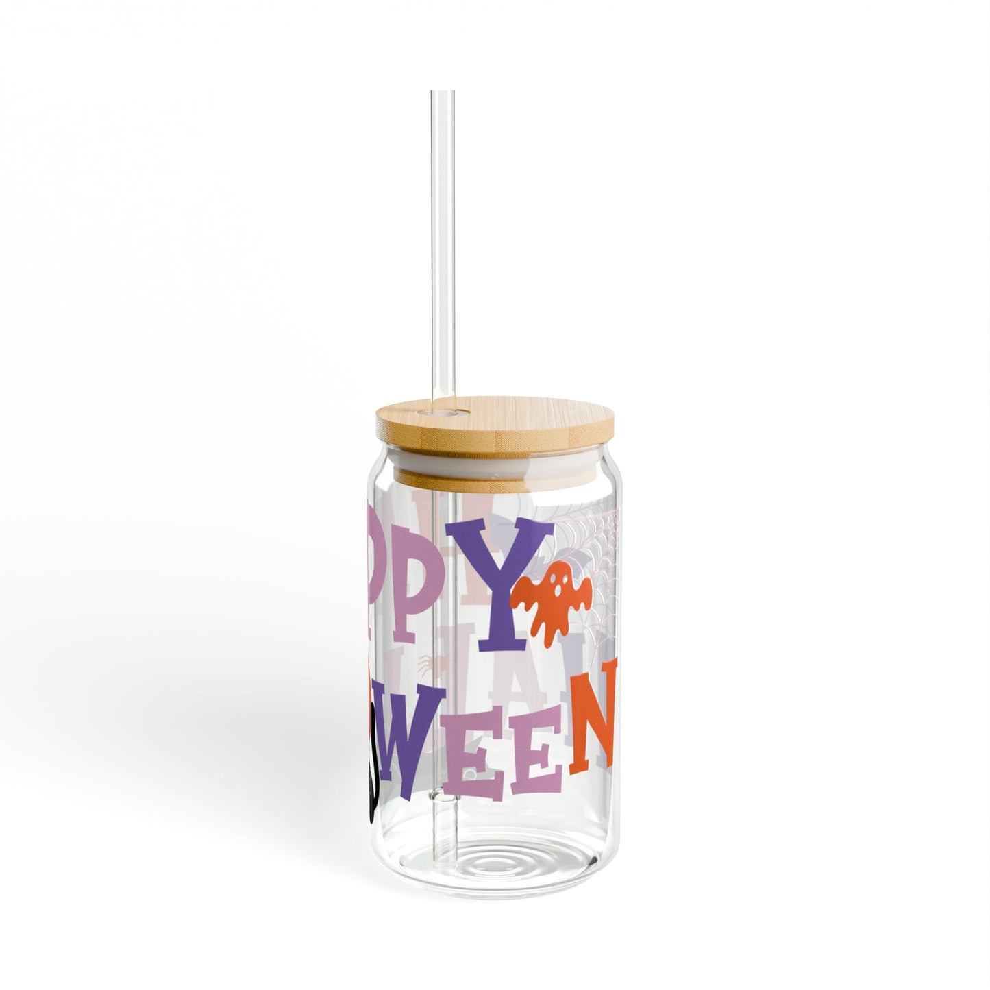 Happy Halloween Sipper Glass, 16oz