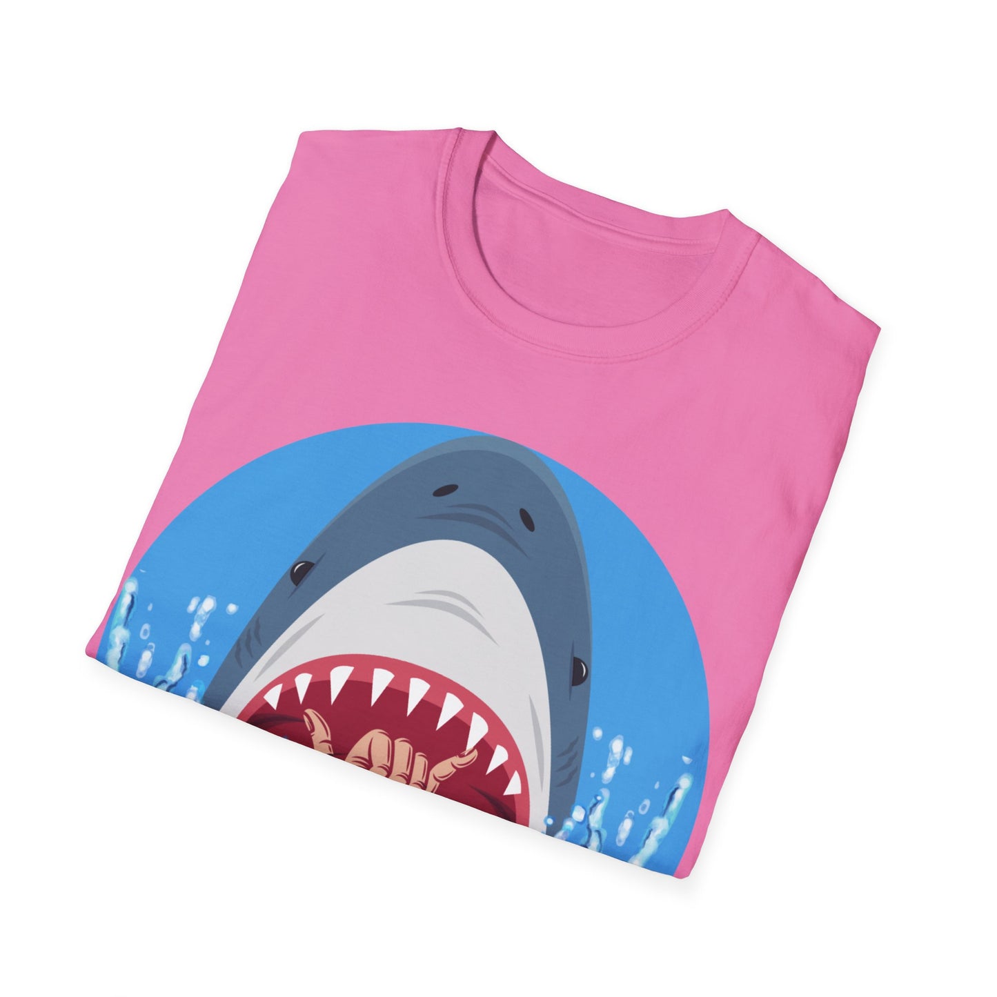 Camiseta unisex de estilo suave Surfin' Shark de la UE 