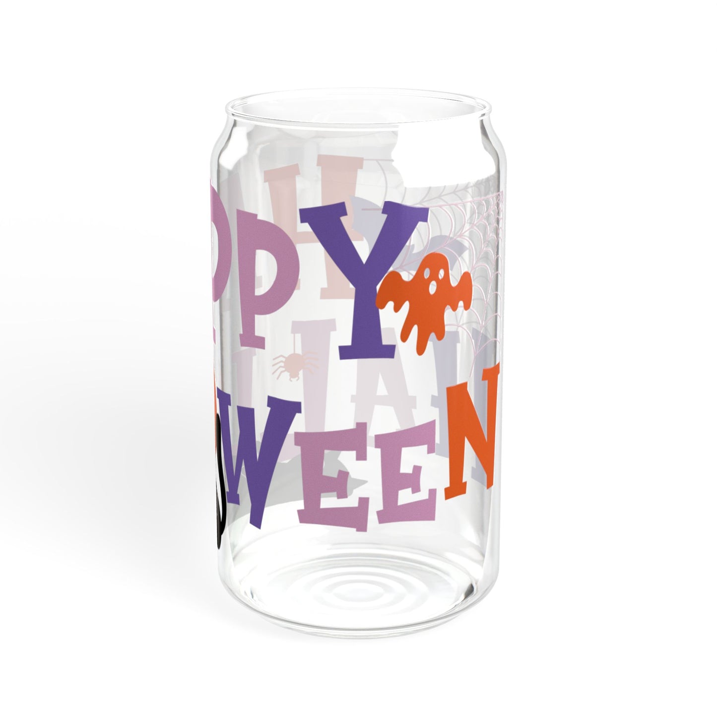 Happy Halloween Sipper Glass, 16oz