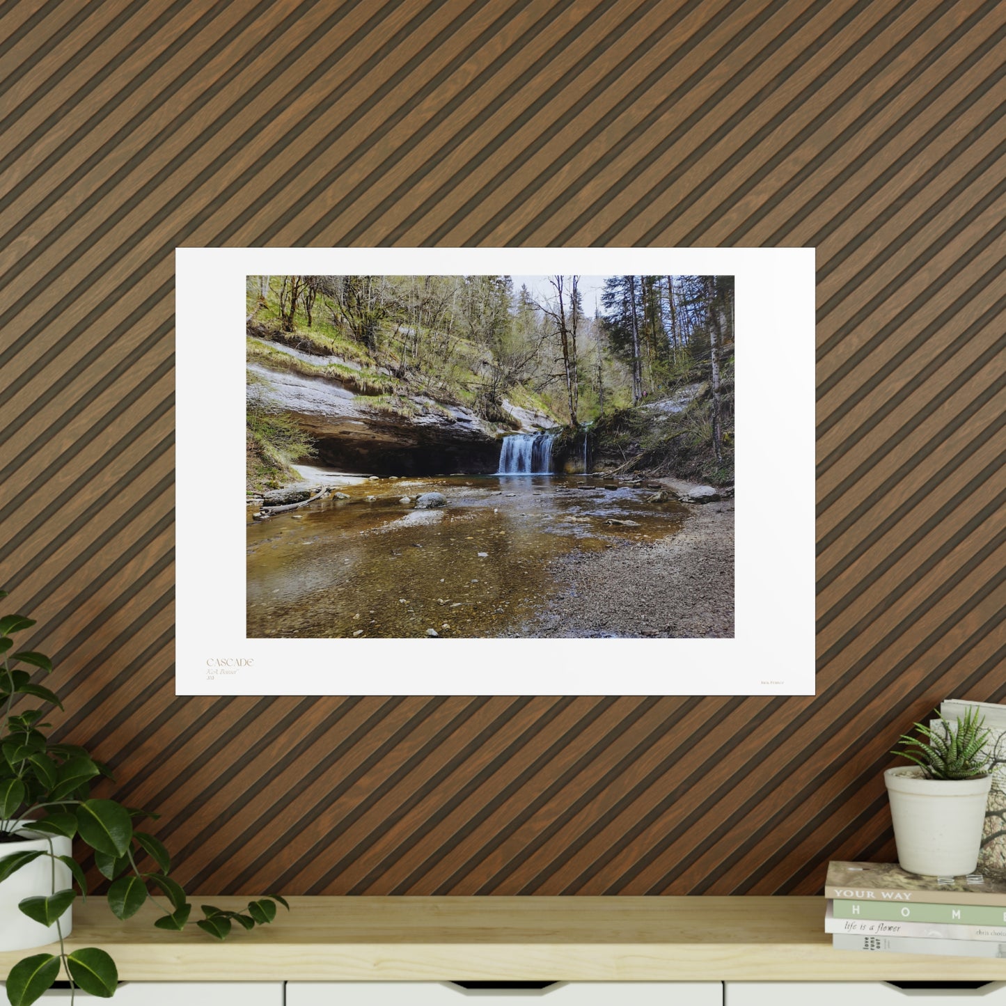 Cascade Matte Photograph Horizontal Posters EU