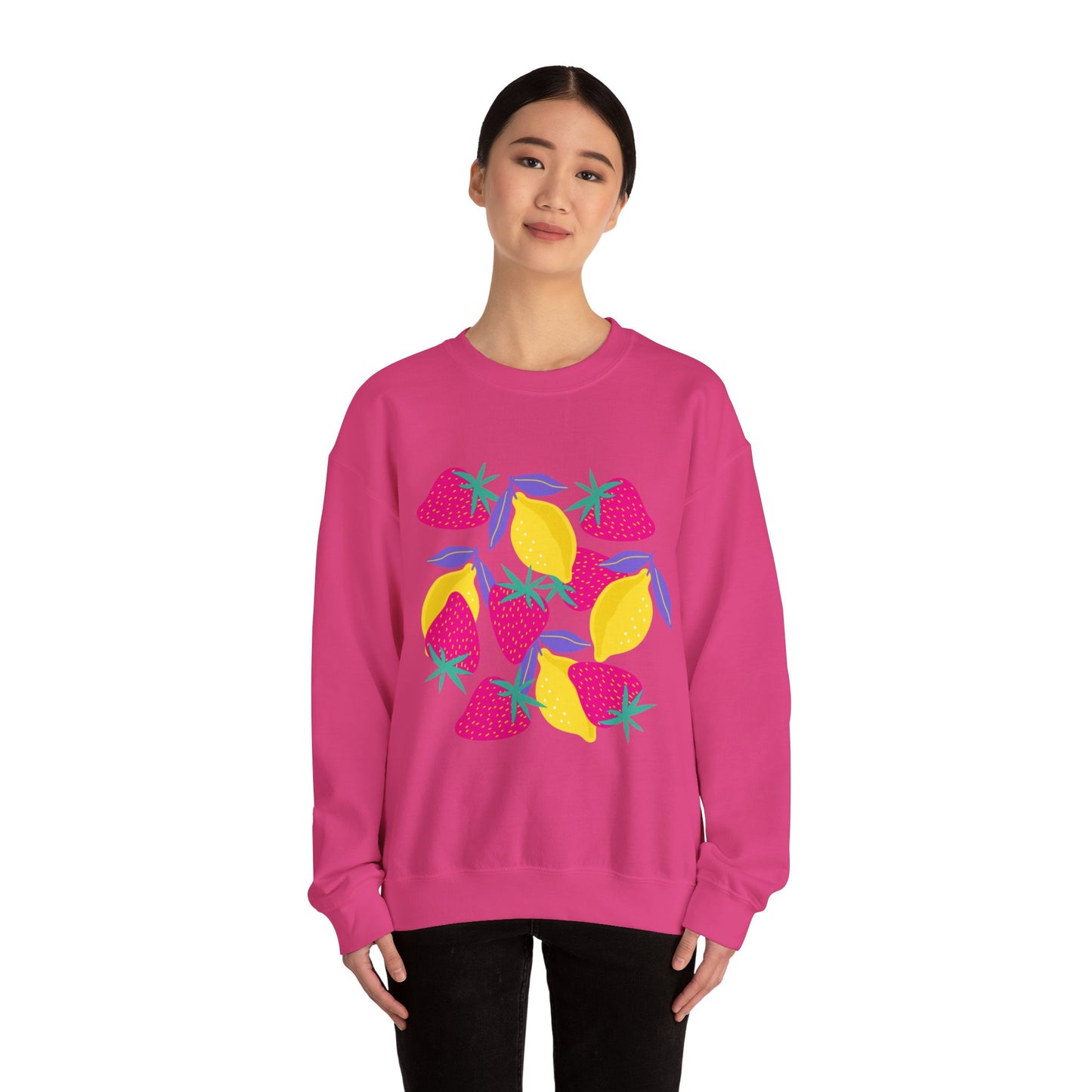 Lemons and Strawberries Unisex Heavy Blend™ Crewneck Sweatshirt