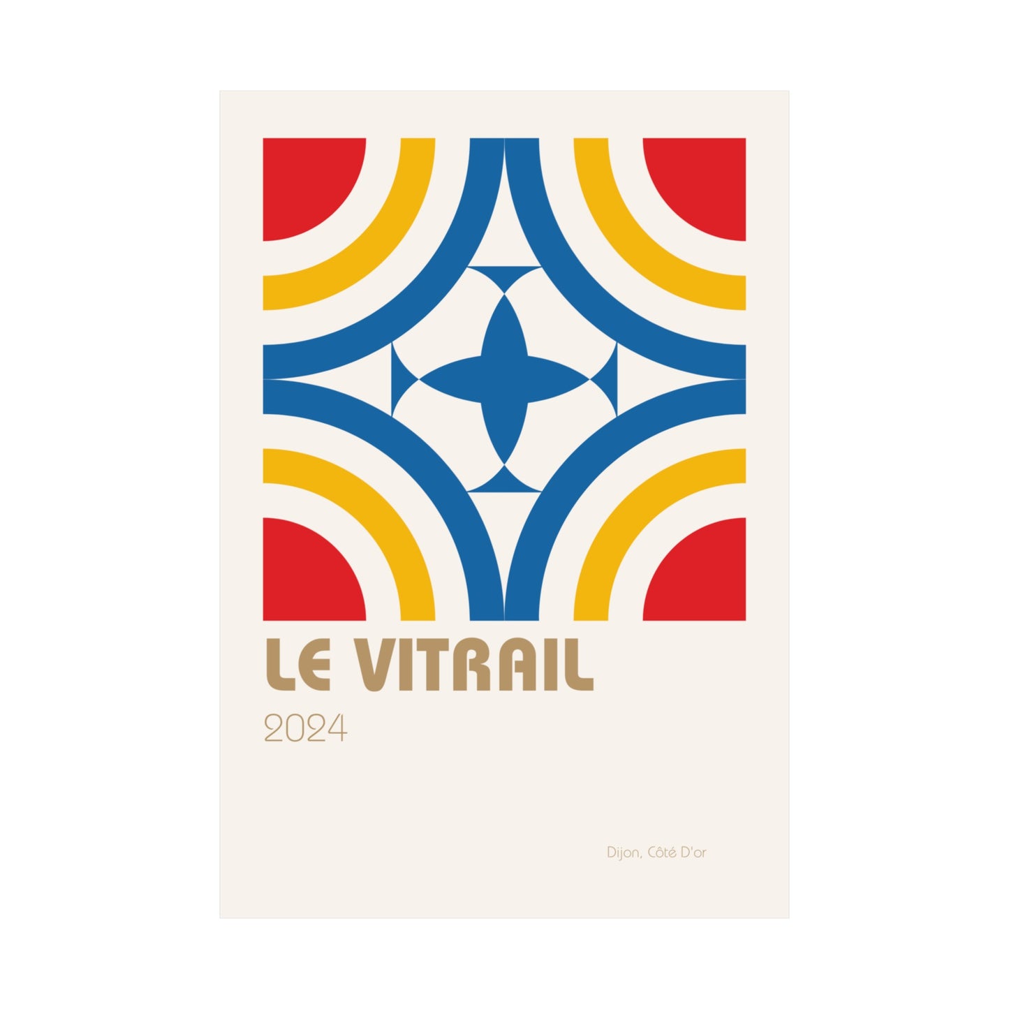 Le Vitrail Vertical Posters