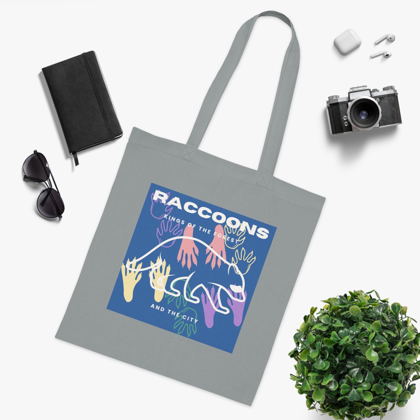 Kings of City Forest Raccoons Tote Bag EU