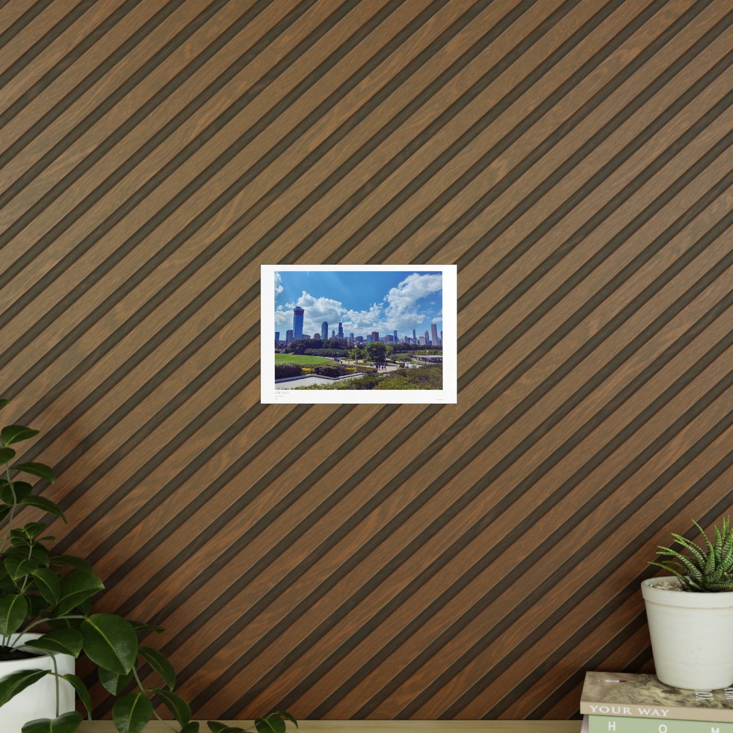 Chicago Matte Photograph Horizontal Posters EU