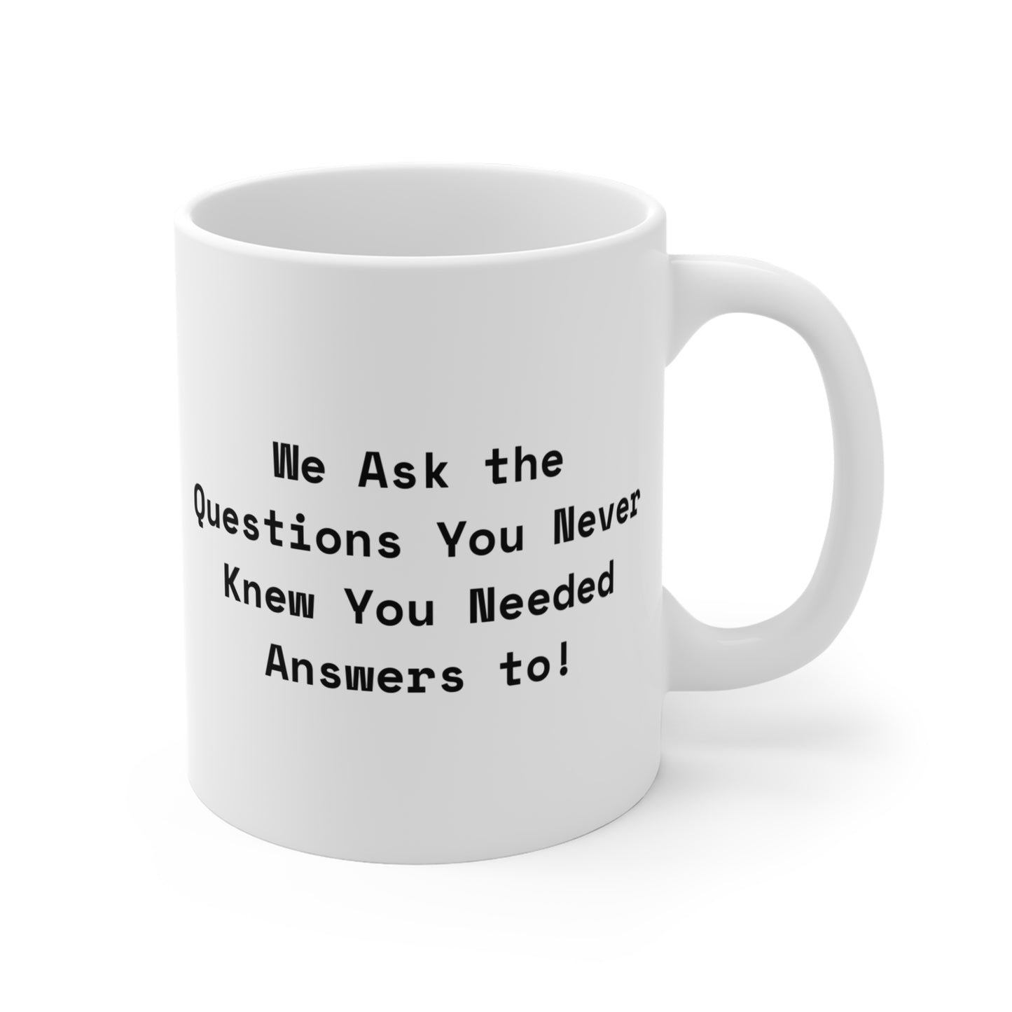 Social Researcher Questioning Mug 11oz