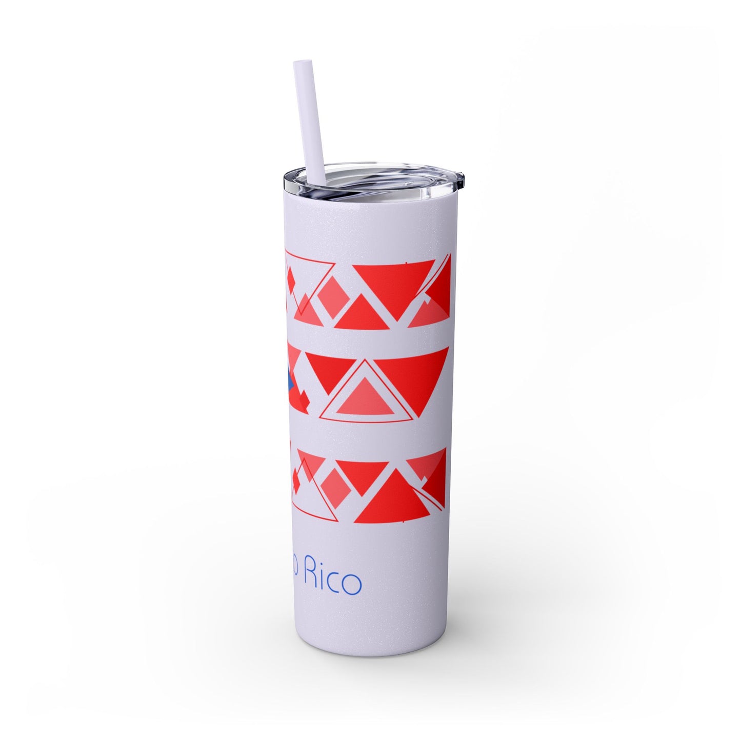 Modern Puerto Rico Tumbler with Straw, 20oz