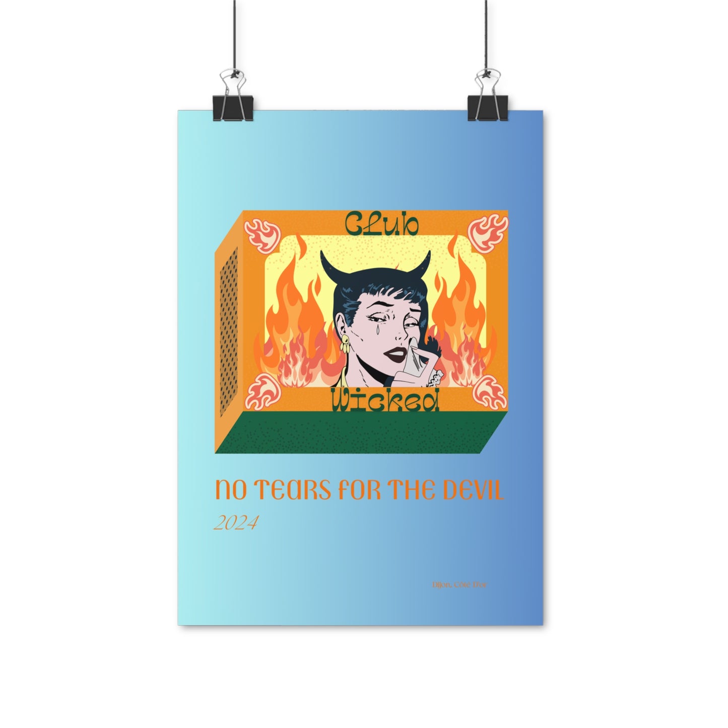 No Tears For the Devil Vertical Posters EU