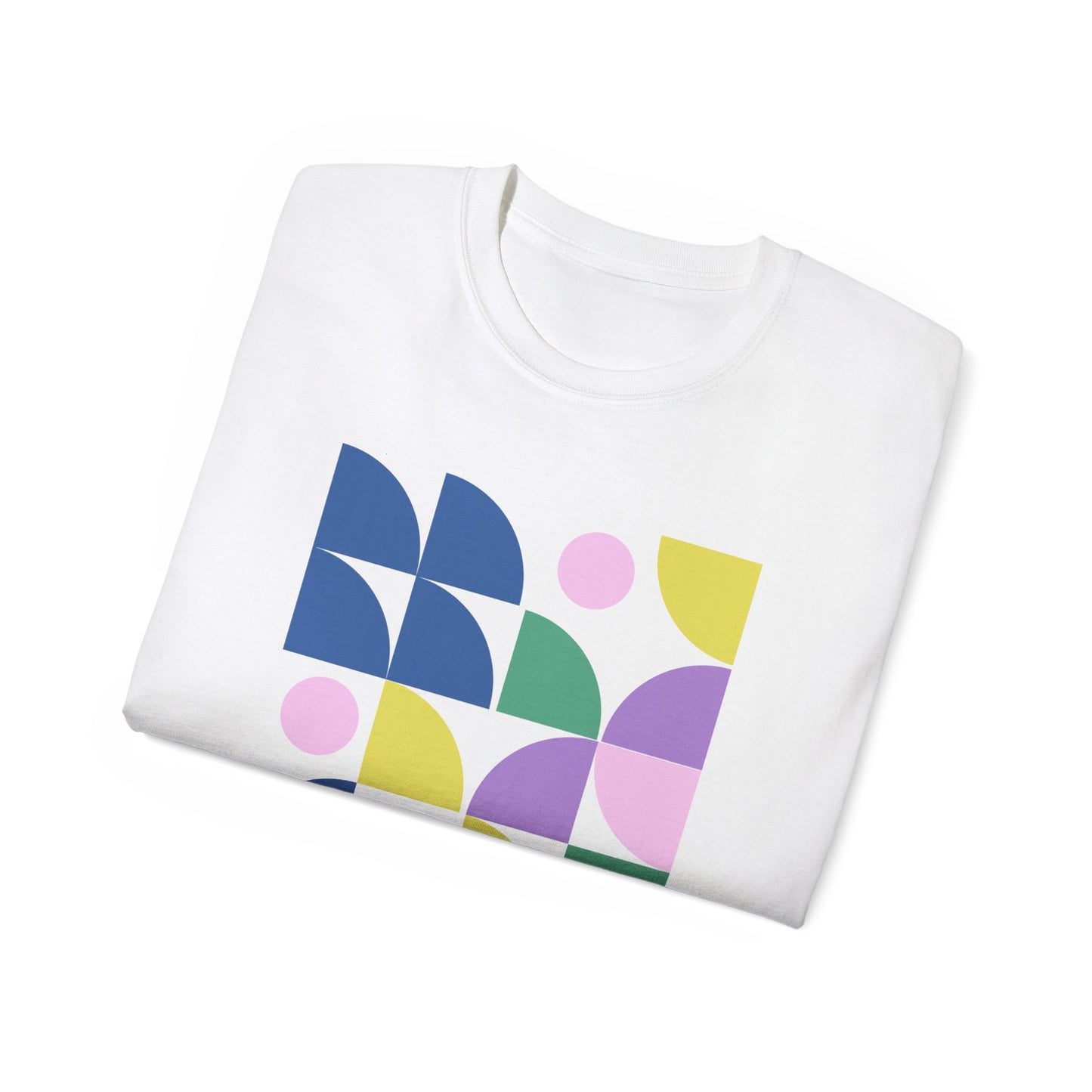 Shapes in Pastels Illustration Ultra Cotton Tee