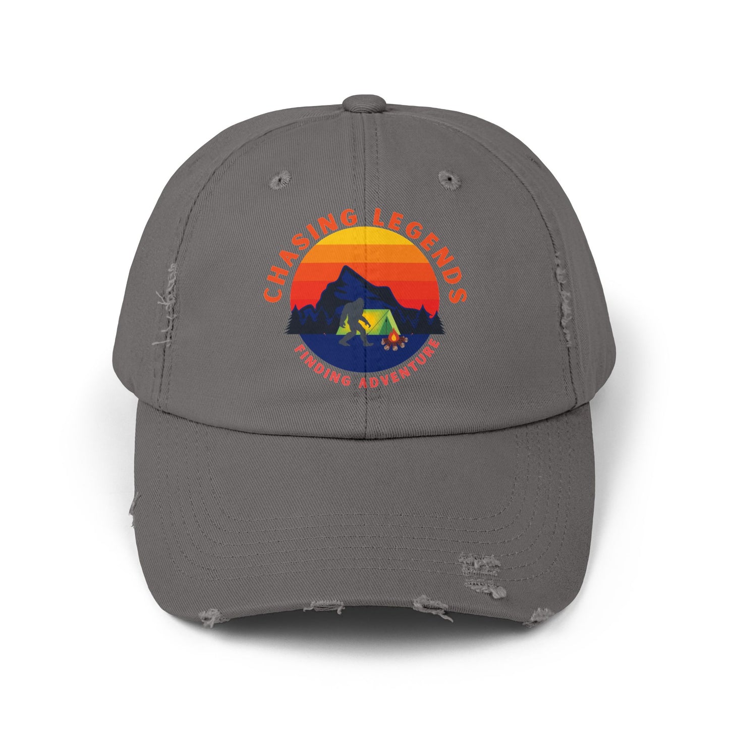 Bigfoot Adventure: Chasing Legends Unisex Distressed Cap