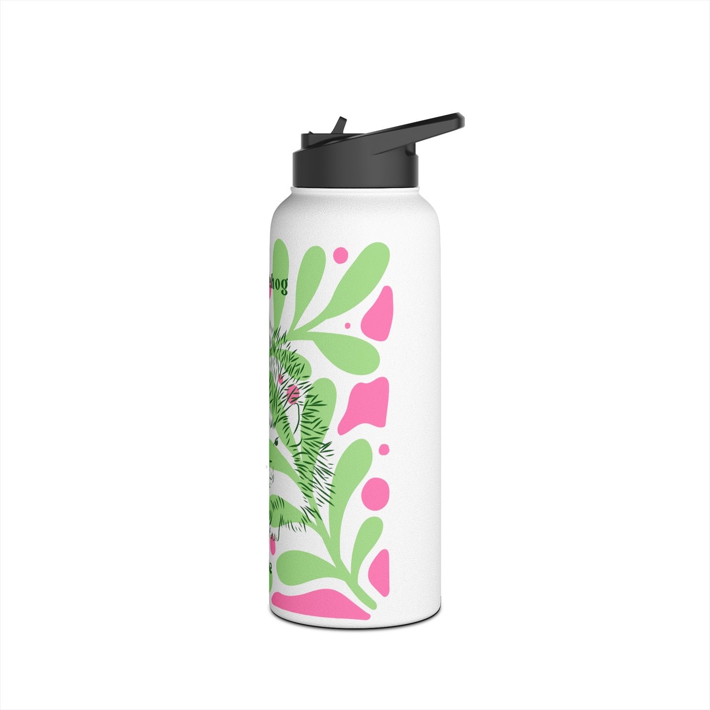 Hedgehog Love Steel Water Bottle, Standard Lid