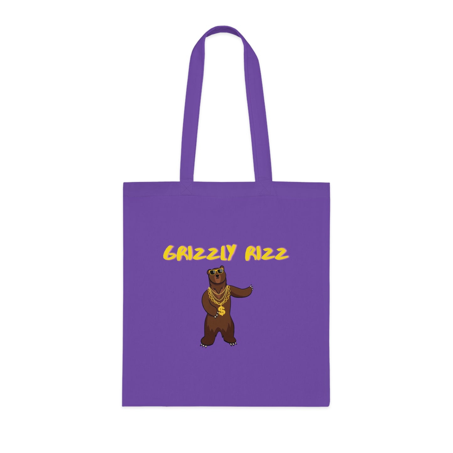 Grizzly Rizz Bear Tote Bag EU