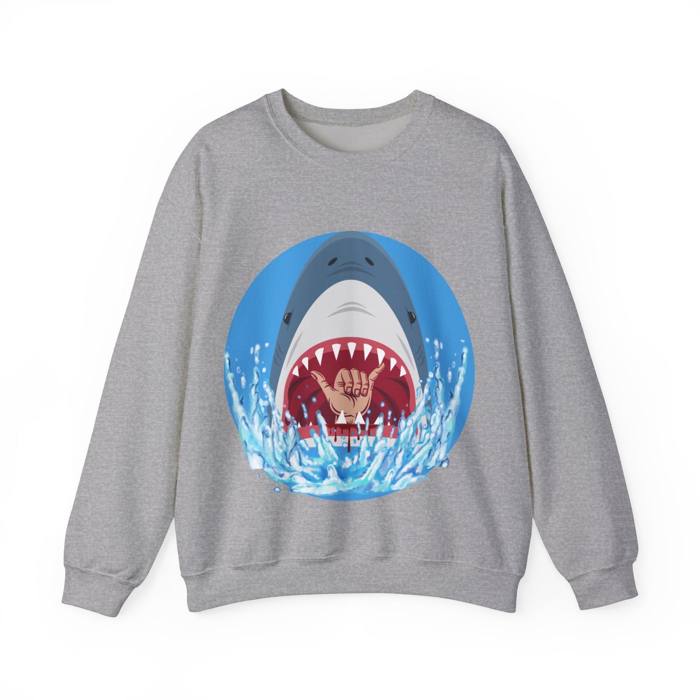 Surfin' Shark Unisex Heavy Blend™ Crewneck Sweatshirt EU