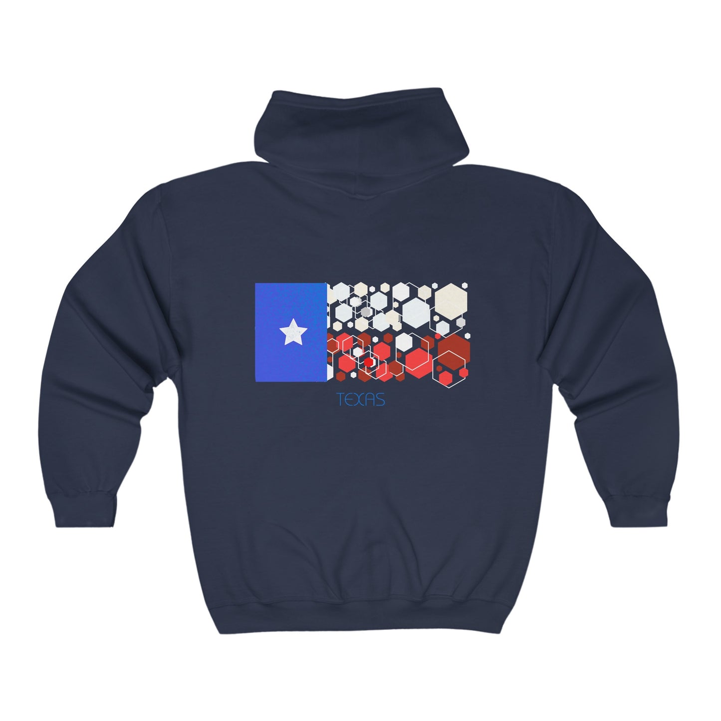 Sudadera unisex Modern Texas Heavy Blend™ con capucha y cierre completo 