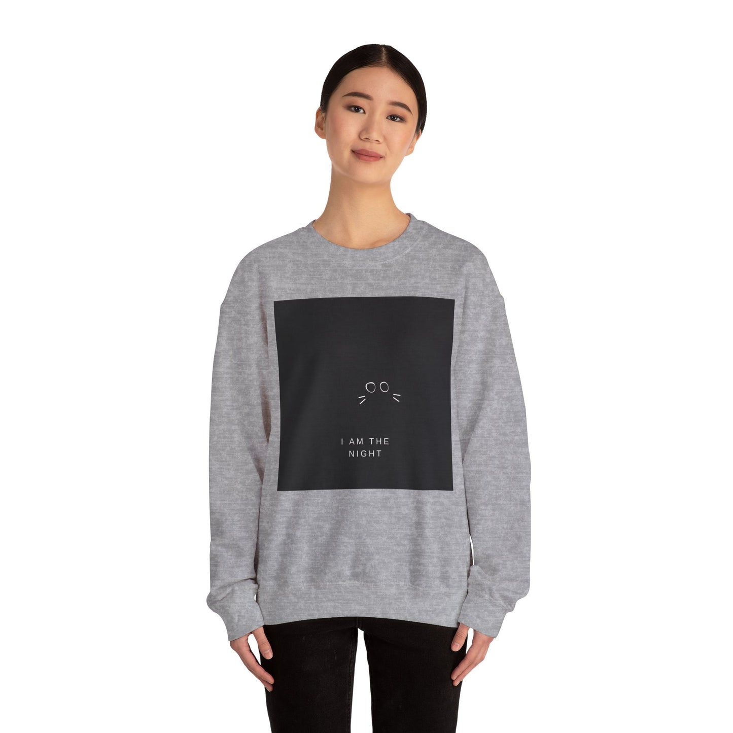 Black Cat Unisex Heavy Blend™ Crewneck Sweatshirt