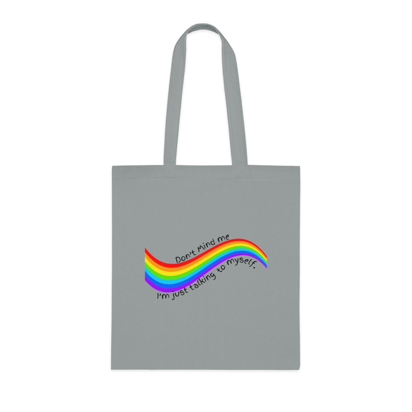 Talking to Myself Rainbow Tote Bag EU