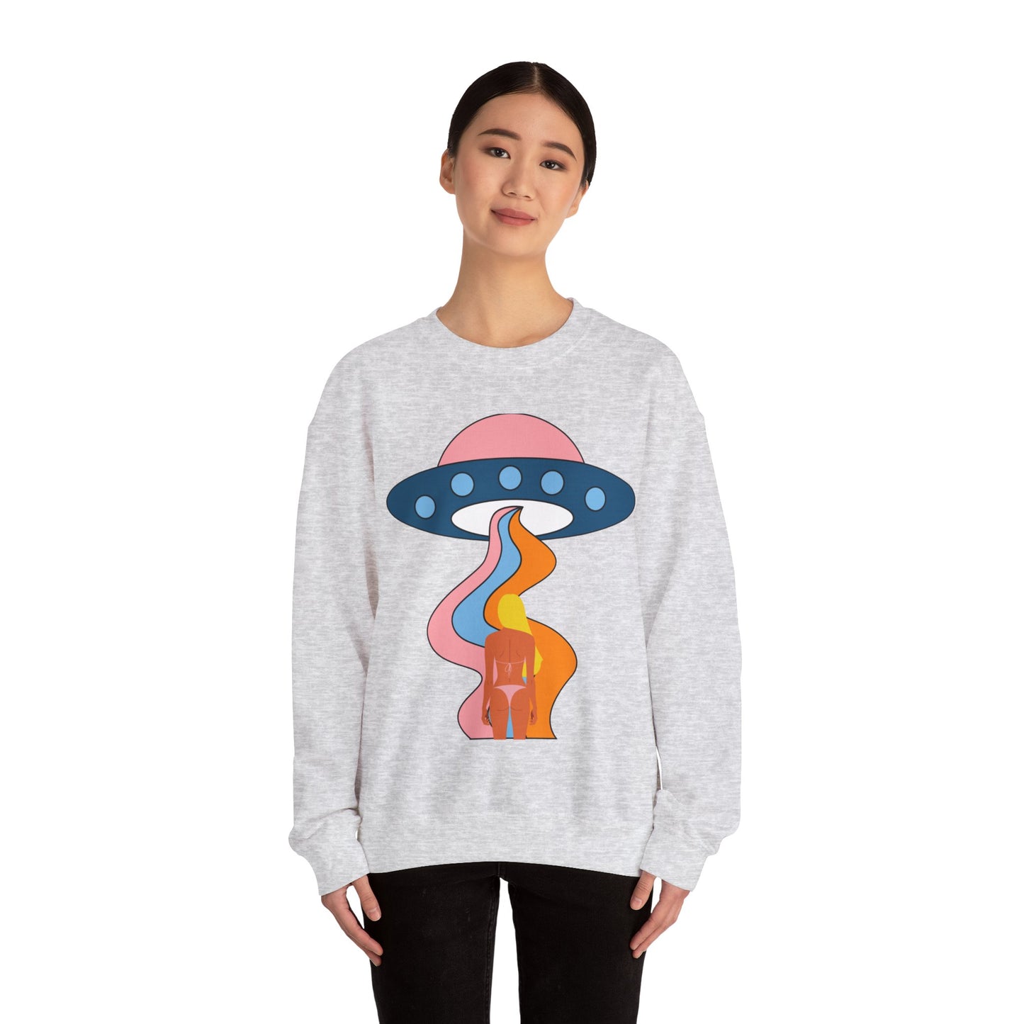 Bikini Abduction Unisex Heavy Blend™ Crewneck Sweatshirt EU