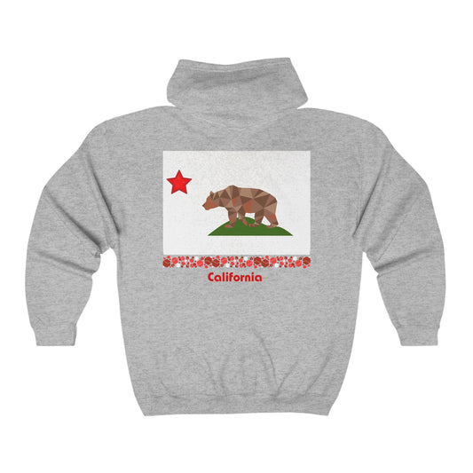 Modern California Unisex Heavy Blend™ Full Zip Hooded Sweatshirt