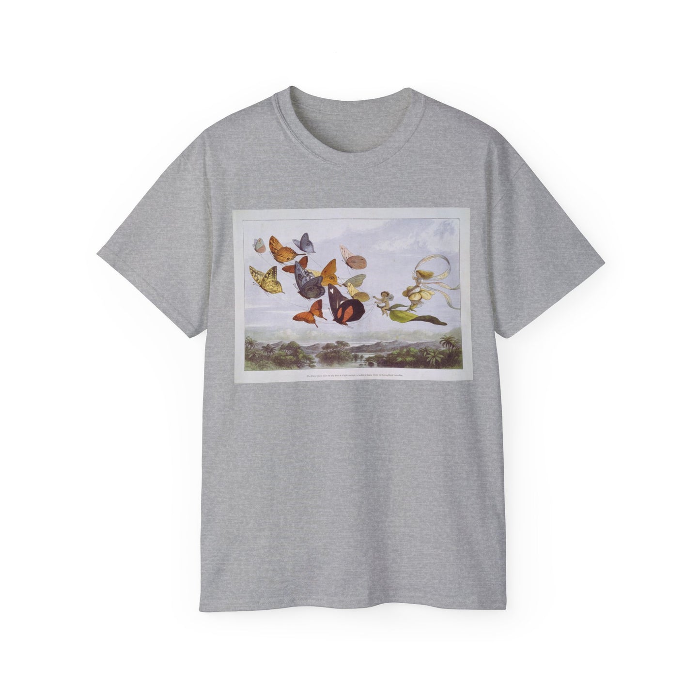 Camiseta unisex de algodón ultra fino Fairy Queen Going For A Ride