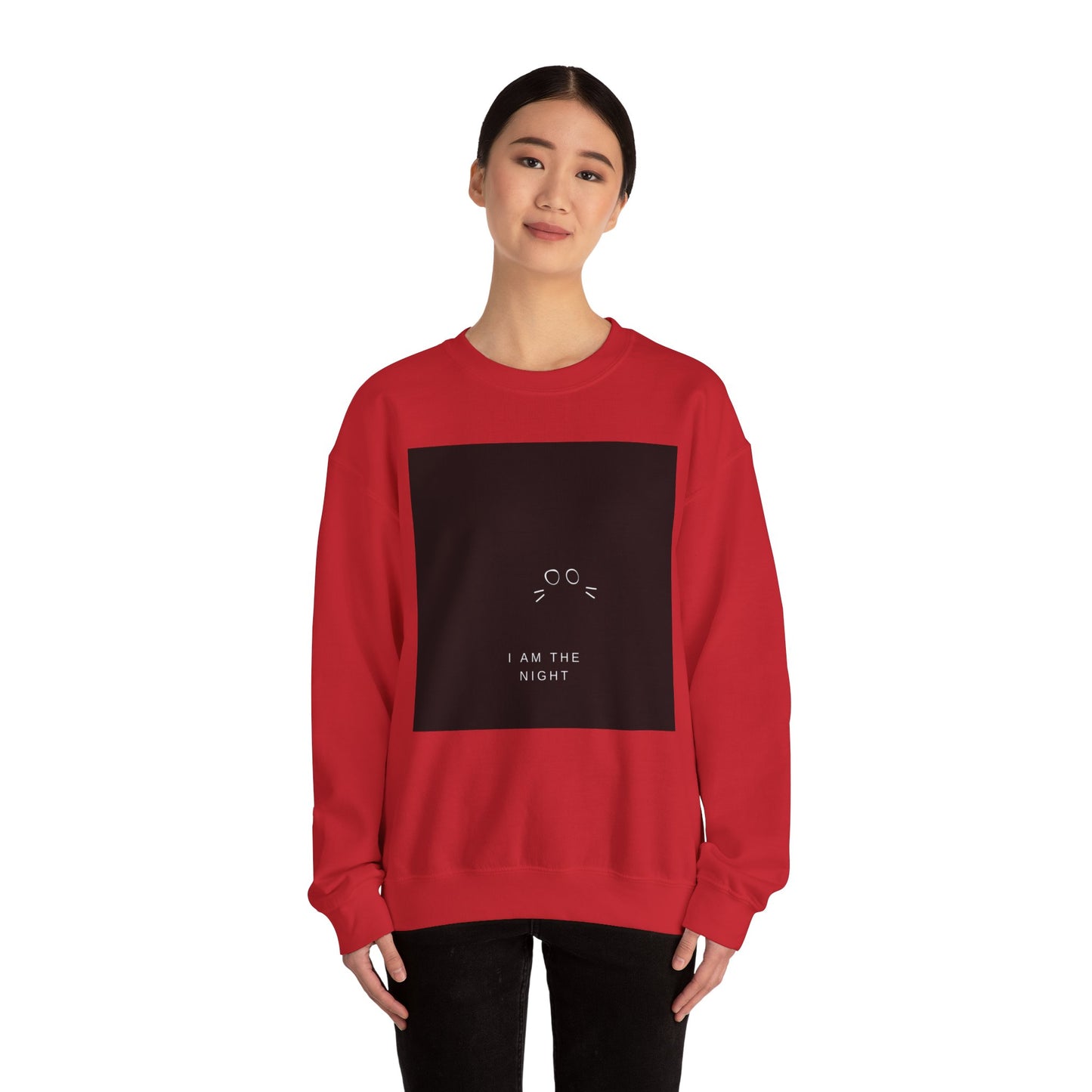 Black Cat Unisex Heavy Blend™ Crewneck Sweatshirt