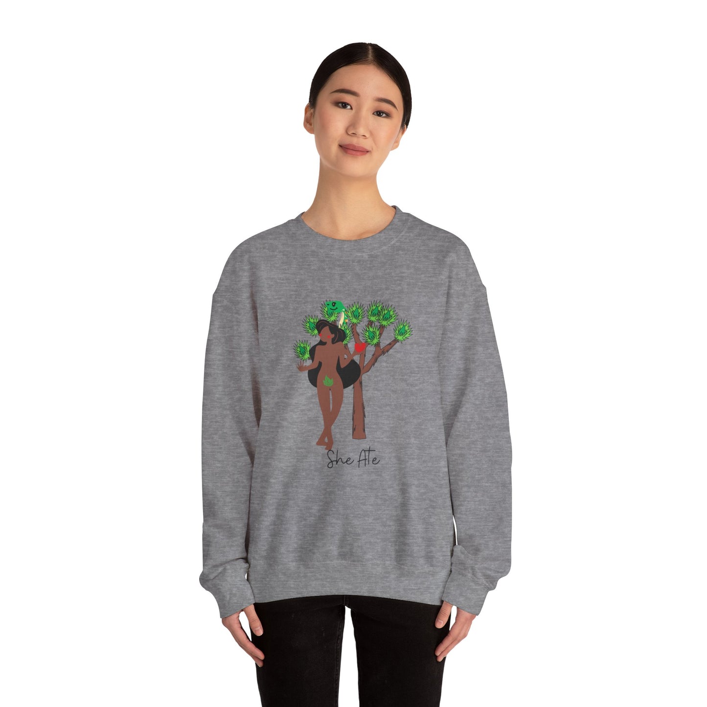 Eve She Ate Unisex Heavy Blend™ Crewneck Sweatshirt