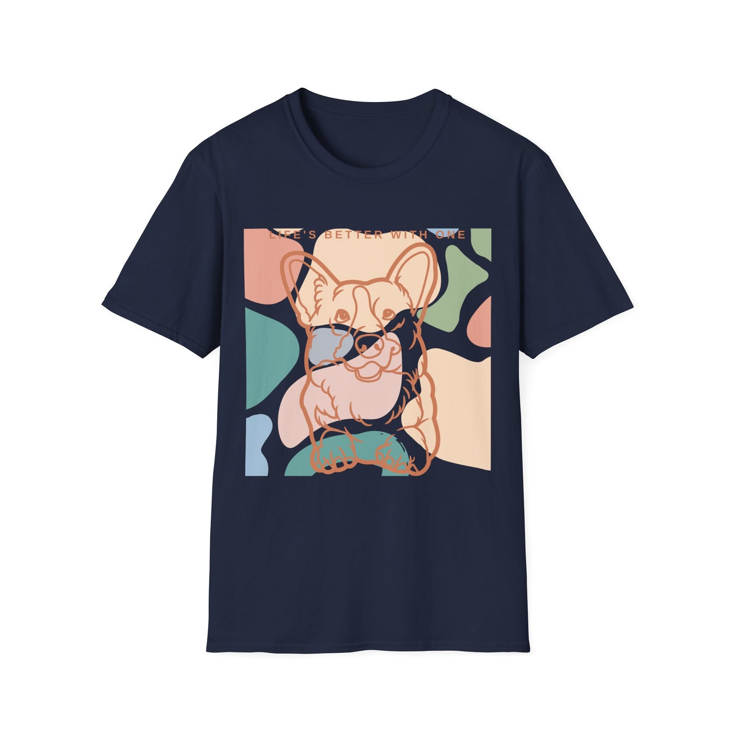 Cute Corgi Unisex Softstyle T-Shirt