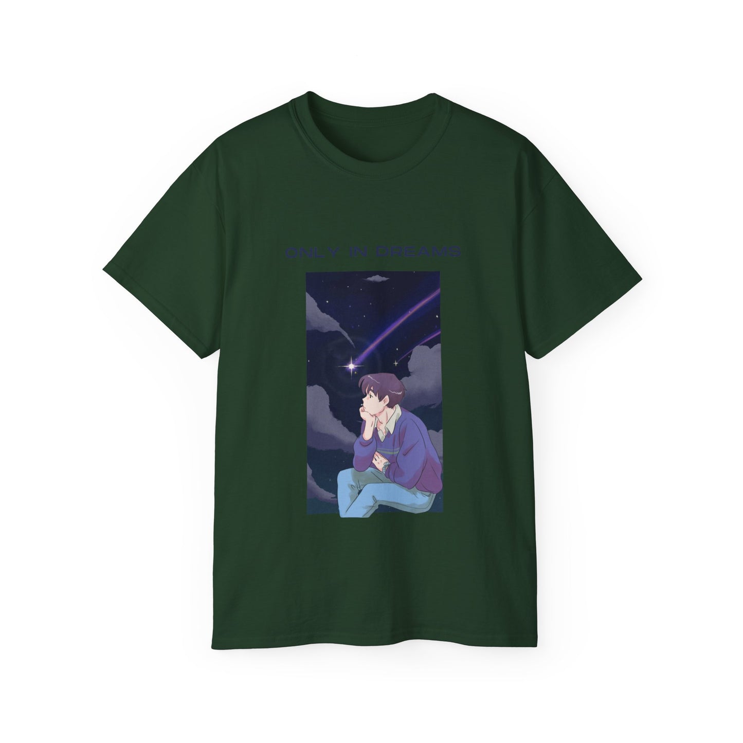 Camiseta unisex de algodón ultra fino Only In Dreams de la UE 