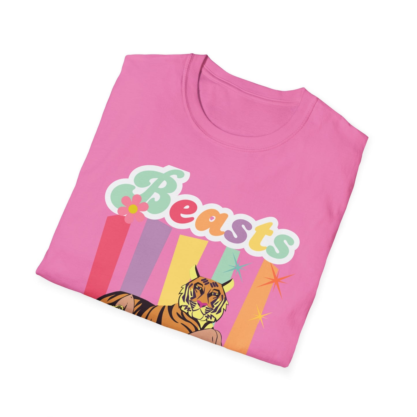 Camiseta unisex de estilo suave Beasts Before Boys para niños de la UE 