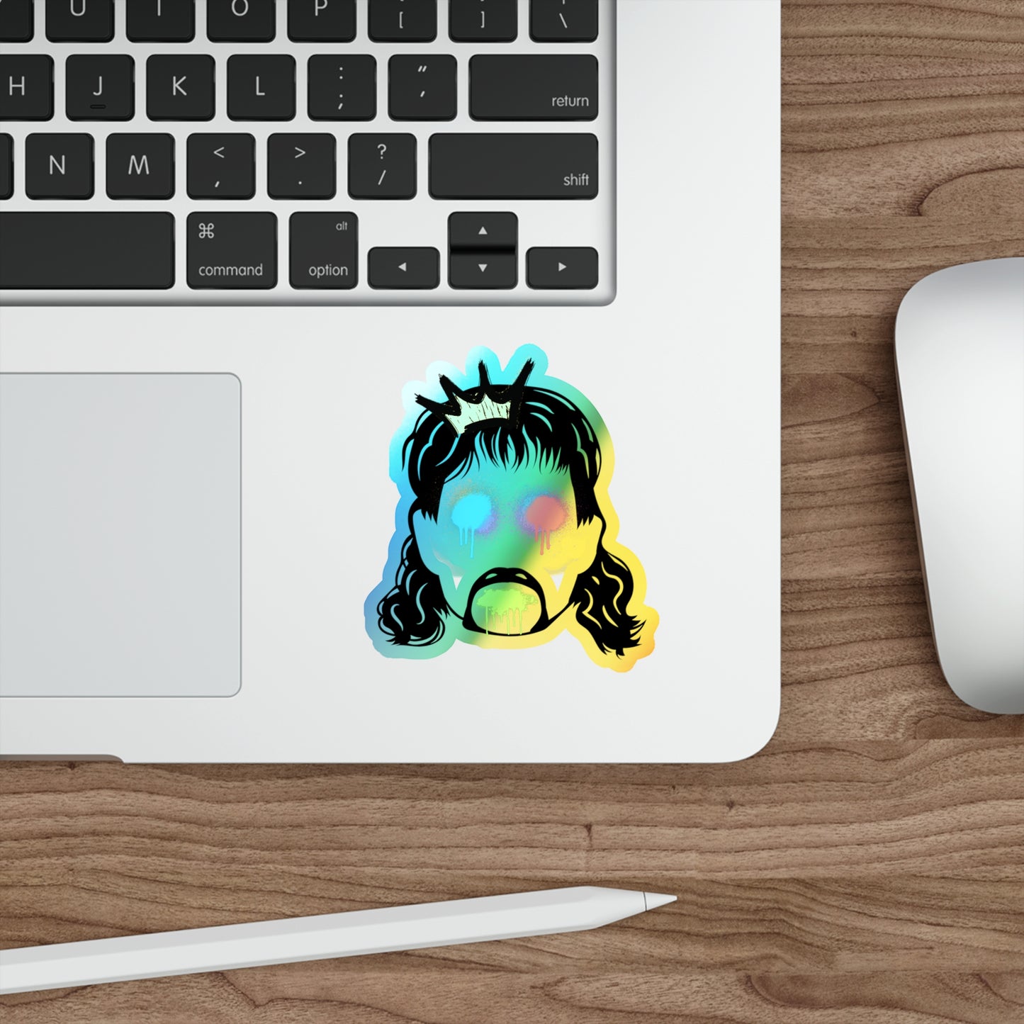 Mullet Tagg Holographic Die-cut Stickers