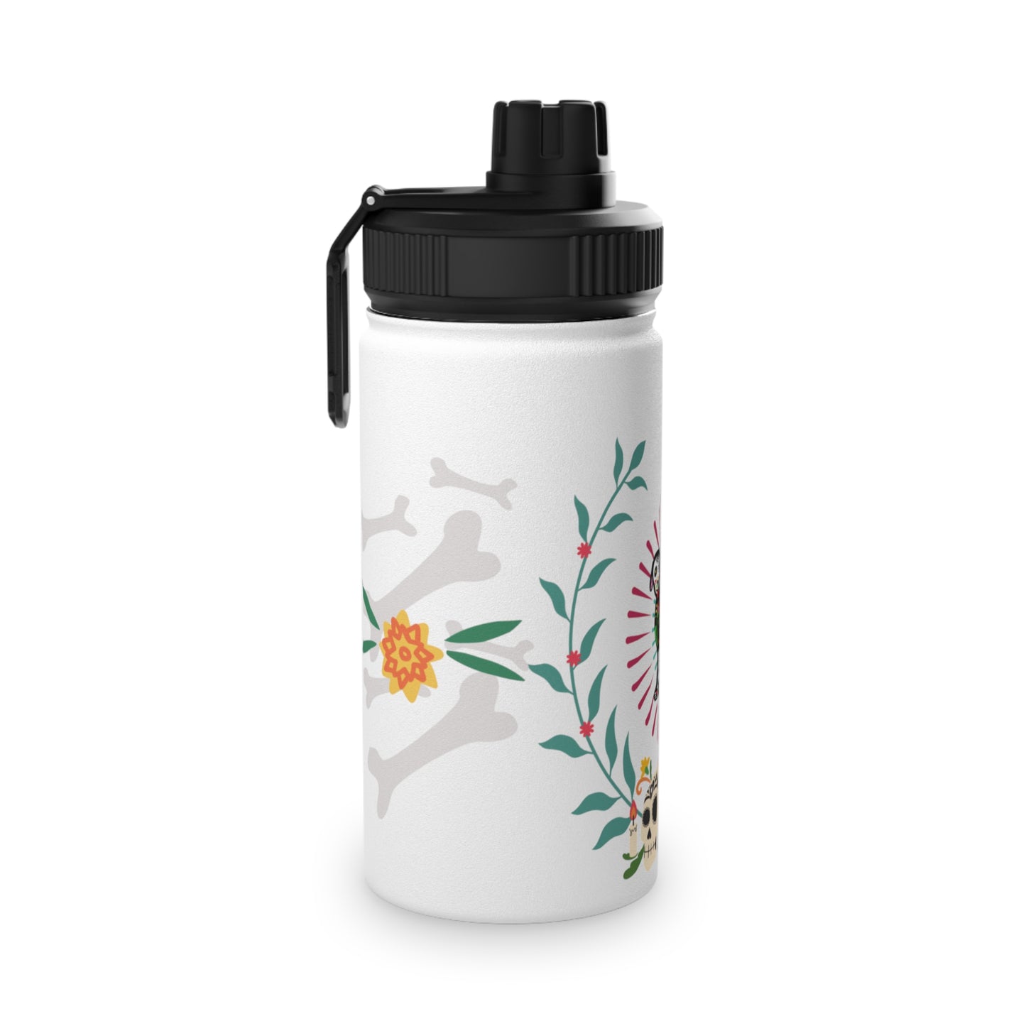 Dia de la Doggie Steel Water Bottle, Standard Lid EU