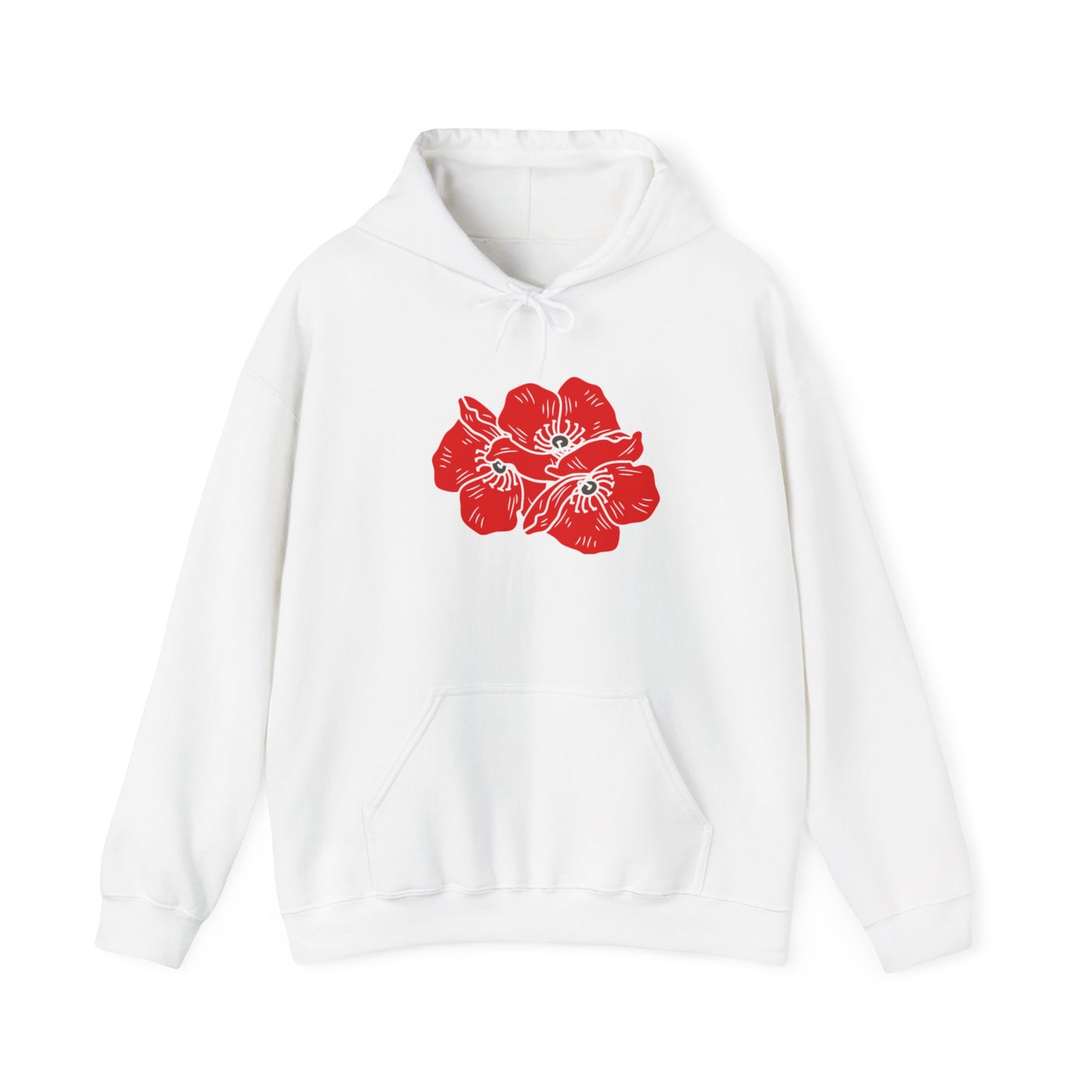 Sudadera con capucha unisex Poppies Heavy Blend™