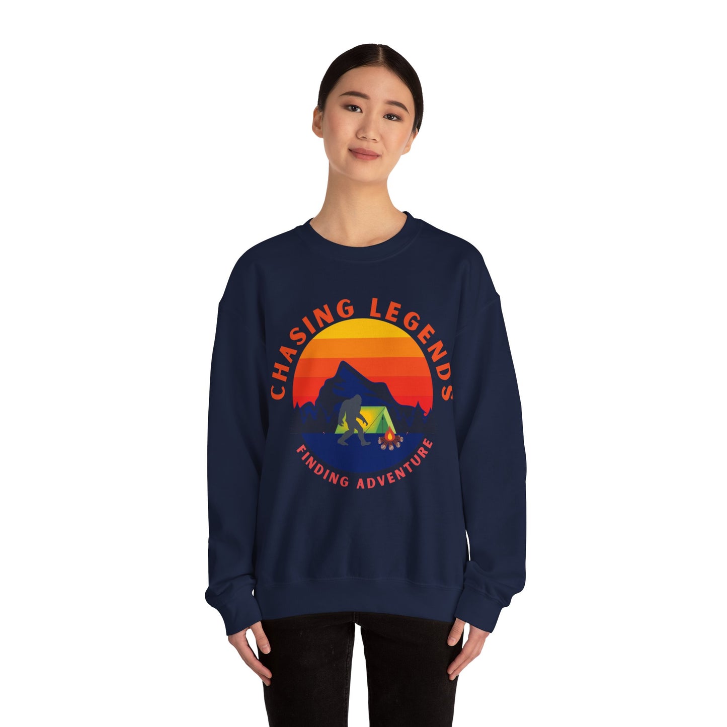 Bigfoot Adventure: Chasing Legends Unisex Heavy Blend™ Crewneck Sweatshirt EU