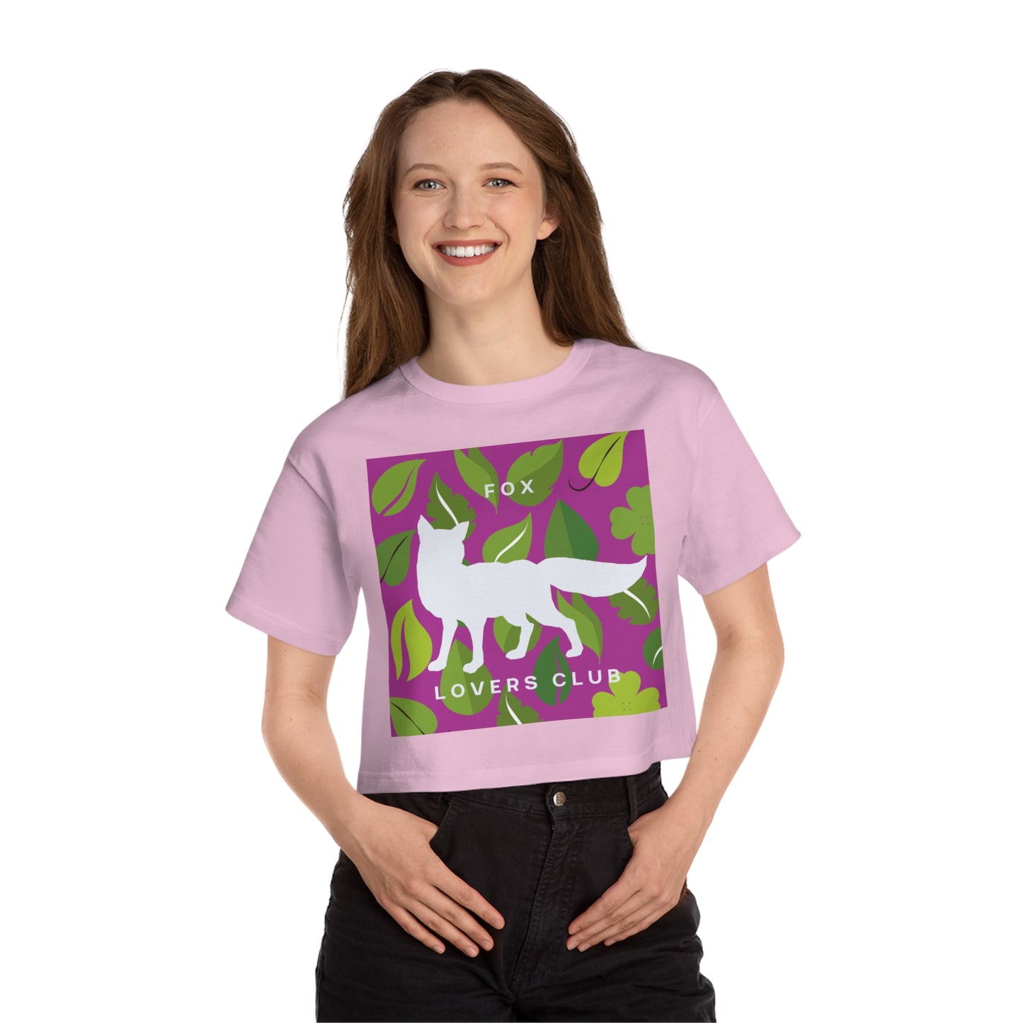 Fox Lovers Club Champion Women's Heritage Cropped T-Shirt