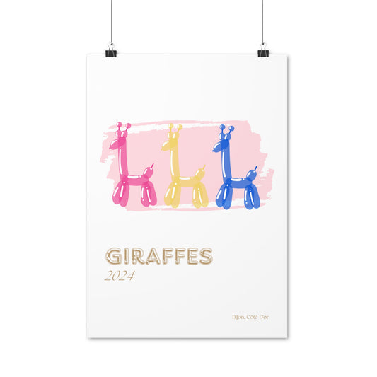 Giraffes Vertical Posters Eu