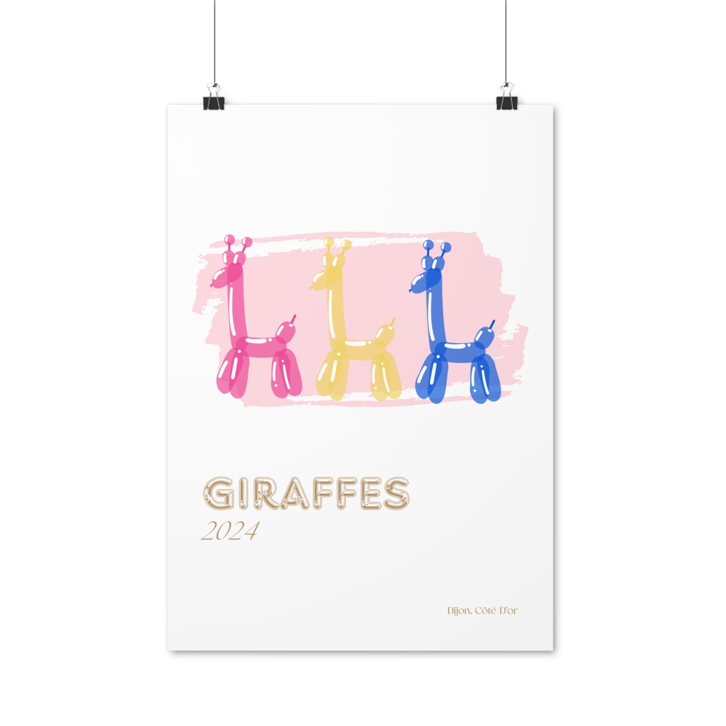 Giraffes Vertical Posters Eu