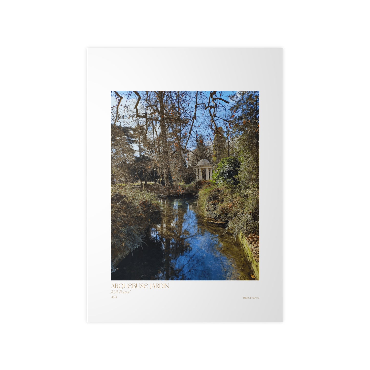 Arquebuse Jardin Photograph Vertical Posters EU