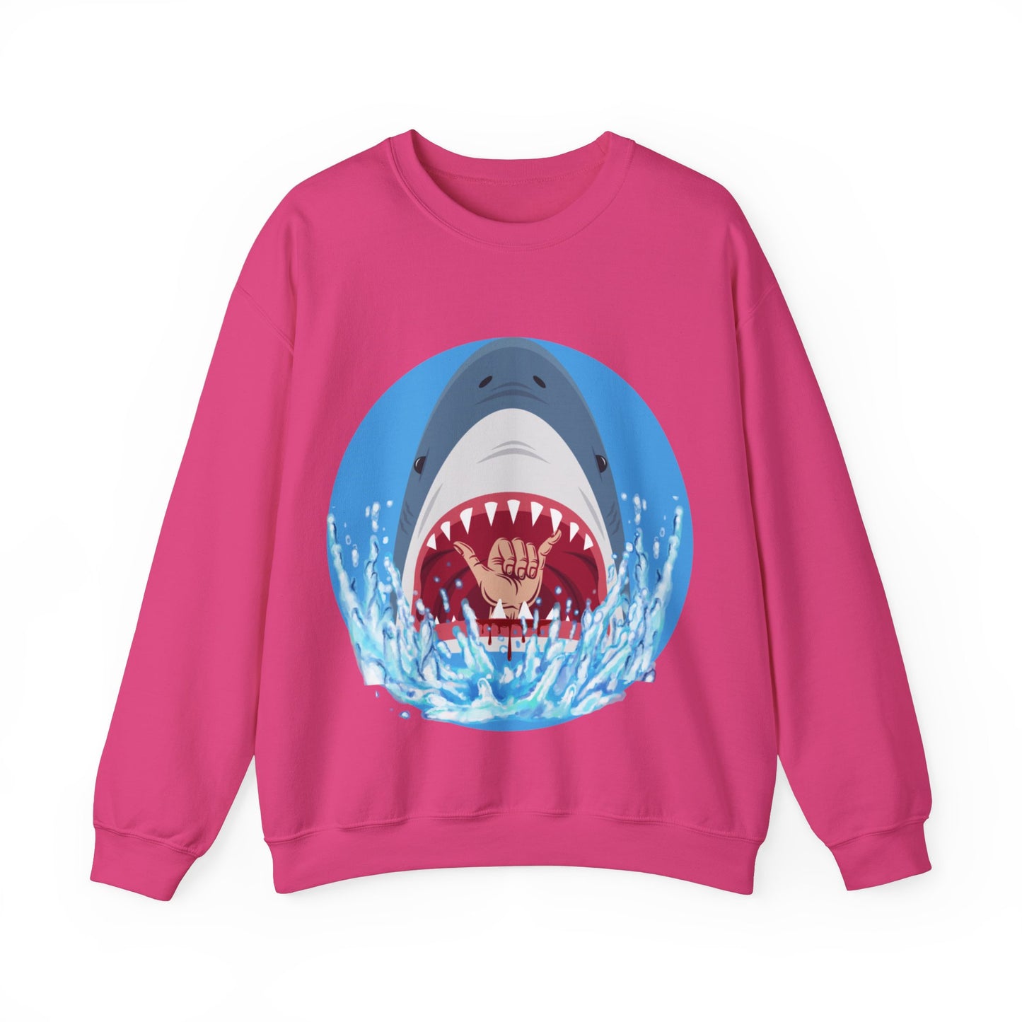 Surfin' Shark Unisex Heavy Blend™ Crewneck Sweatshirt EU