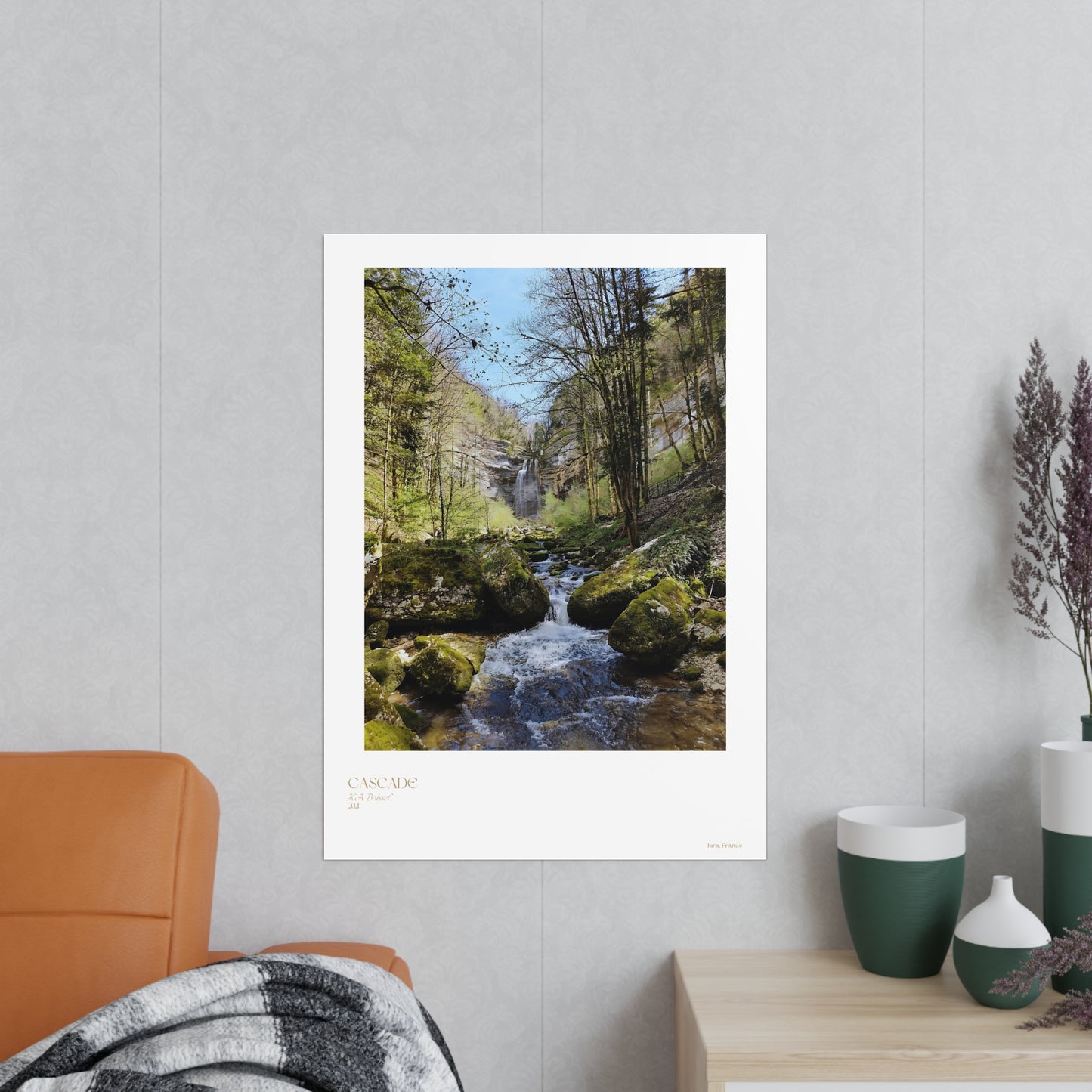 Cascade Photograph Vertical Posters EU