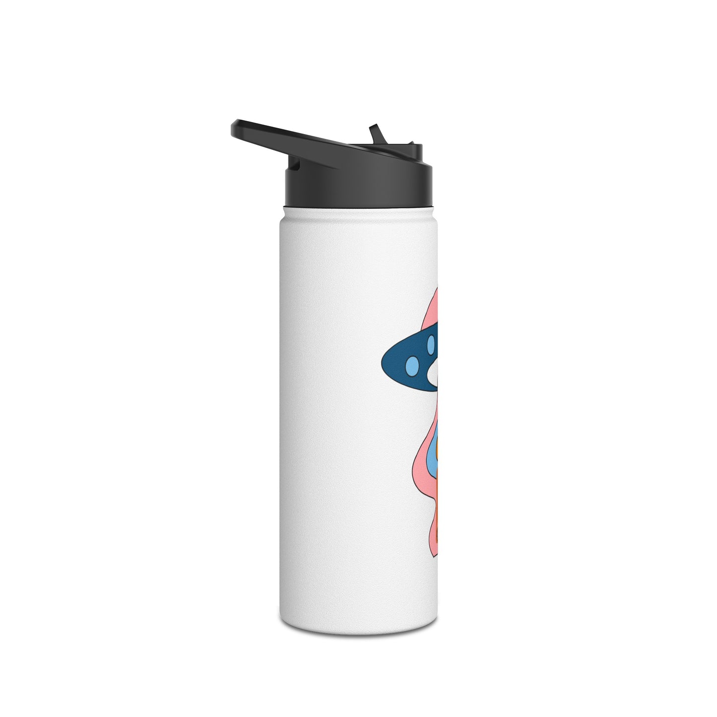 Bikini Abduction Stainless Steel Water Bottle, Standard Lid