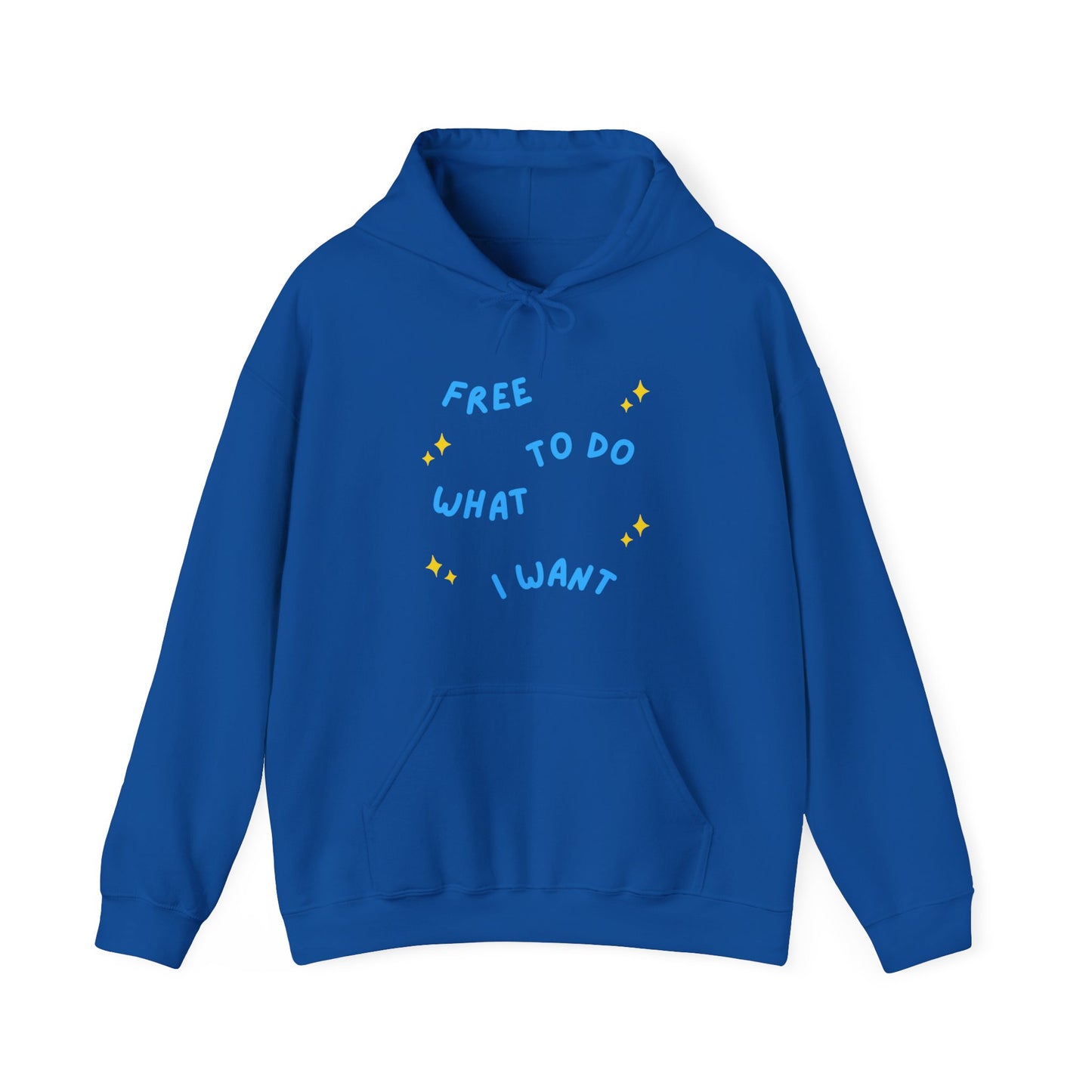 Free To Do What I Want Unisex Heavy Blend™ Hooded Sweatshirt EU