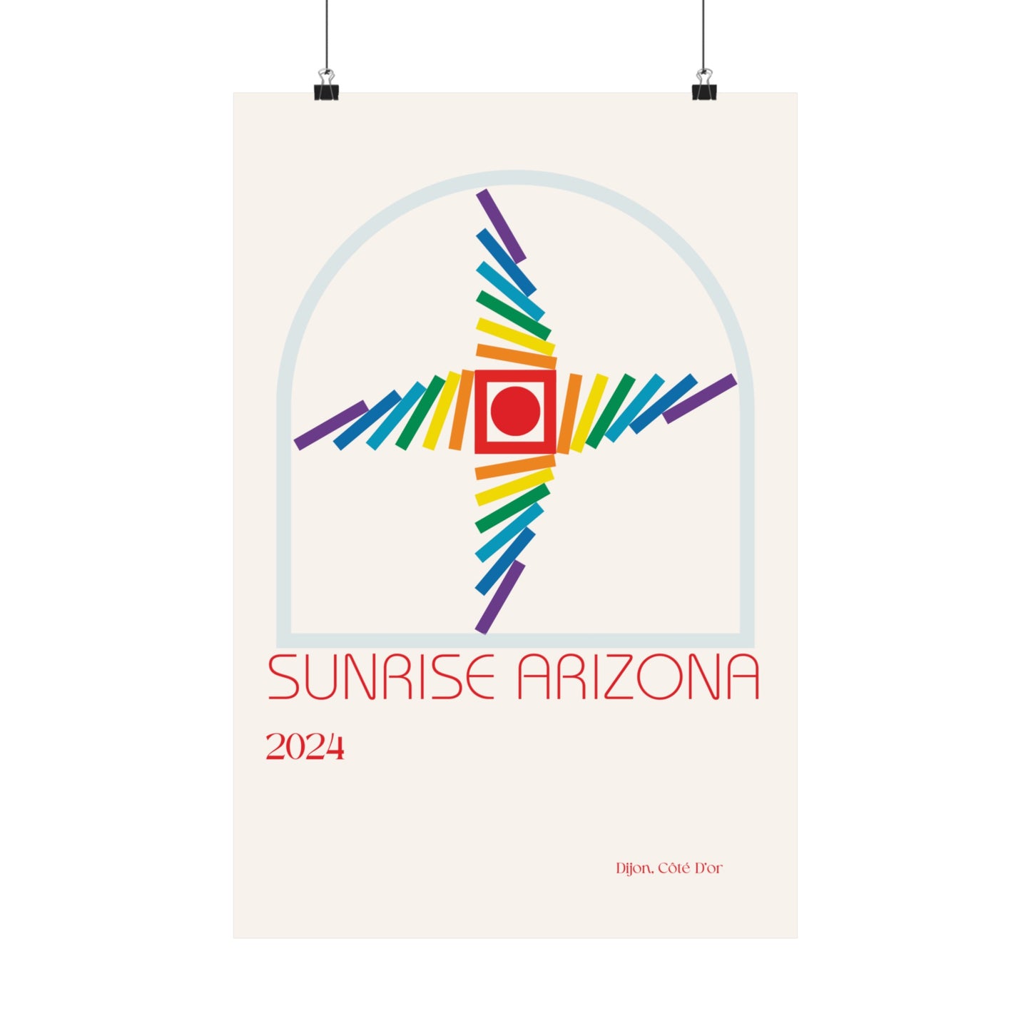 Sunrise Arizona Vertical Posters